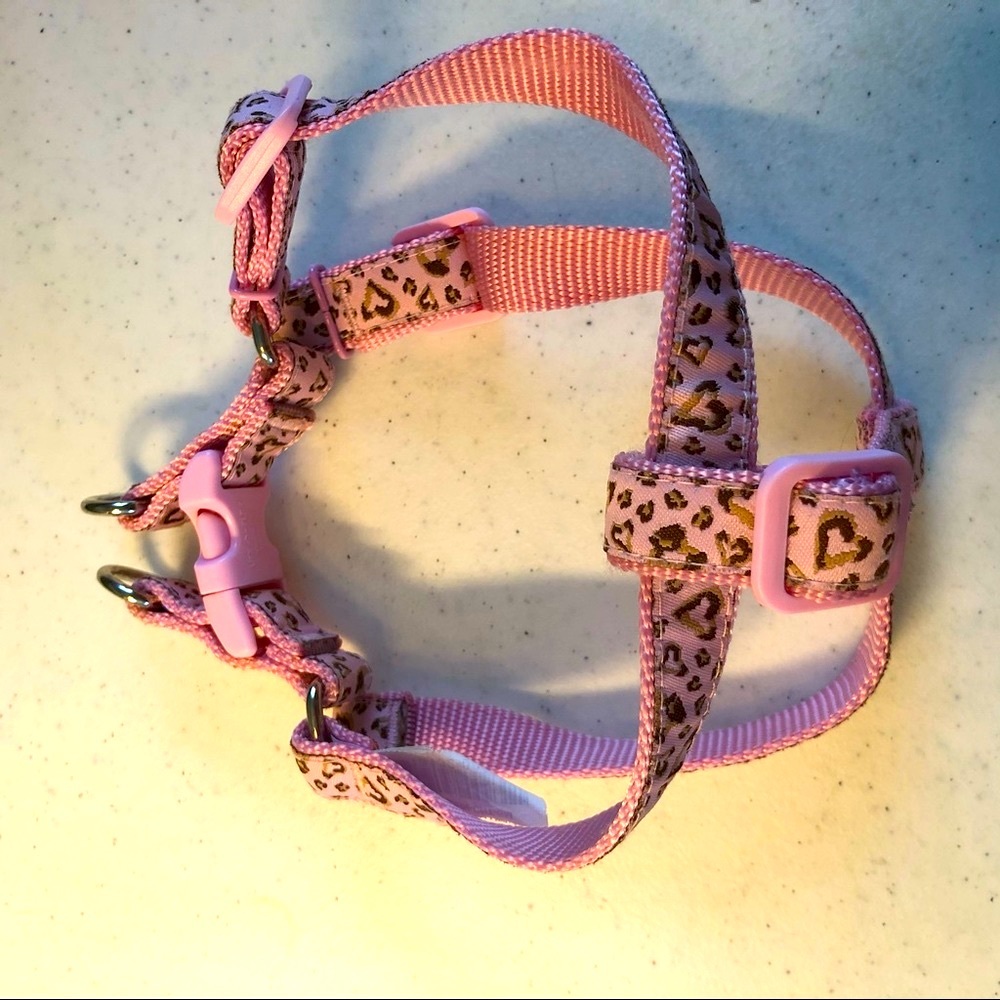 SimplyDog Pink Patterned Dog Harness